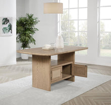 Load image into Gallery viewer, Kailani - Cane Counter Height Storage Dining Table - Beige Oak