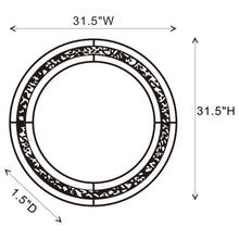 Load image into Gallery viewer, Lixue - Round Wall Mirror LED Lighting - Silver