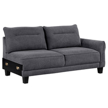 Load image into Gallery viewer, Caspian - Upholstered Curved Arm Chaise Sectional Sofa