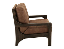 Load image into Gallery viewer, Black Balam - Upholstered Armchair - Woodsy Brown