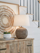 Load image into Gallery viewer, Neavesboro - Antique Brown / White - Metal Table Lamp