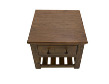 Load image into Gallery viewer, Walnut - 1 Drawer Chairside Table