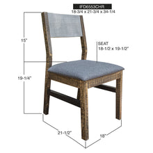 Load image into Gallery viewer, Loft Brown - Chair (Set of 2) - Two Tone Gray / Brown