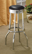 Load image into Gallery viewer, Retro - Upholstered Metal Swivel Bar Stool (Set of 2)