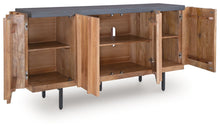 Load image into Gallery viewer, Quintavious - Brown / Charcoal - Accent Cabinet