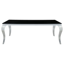 Load image into Gallery viewer, Carone - Rectangular Glass Top Dining Table