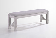 Load image into Gallery viewer, Maisie - Bench - White / Brown