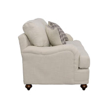 Load image into Gallery viewer, Glenn - Upholstered English Arm Loveseat - Light Gray