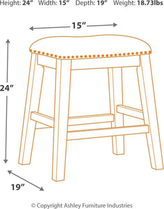 Caitbrook - Rectangular Counter Table Set