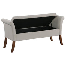 Load image into Gallery viewer, Farrah - Velvet Upholstered Rolled Arm Storage Bench