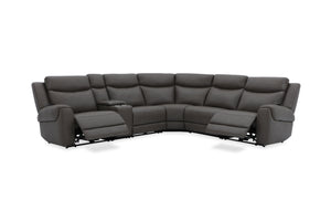 Momentum - Modular Power Reclining Sectional With Power Adjustable Headrests