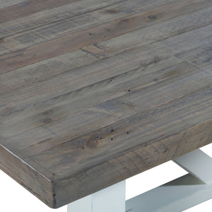 Chester - Dining Table 78" - Distressed White