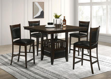 Load image into Gallery viewer, Jaden - 5 Piece Square Counter Height Dining Set - Espresso