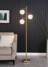 Load image into Gallery viewer, Sena - Spherical Bulb Tree Metal Floor Lamp - Gold