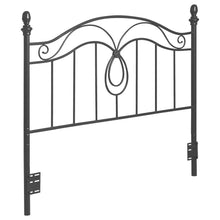 Load image into Gallery viewer, Evan - Metal Queen Or Full Open Frame Headboard - Dark Gray