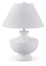 Load image into Gallery viewer, Harelwood - White - Poly Table Lamp