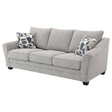 Load image into Gallery viewer, Tomkins - Boucle Upholstered Sofa - Light Gray
