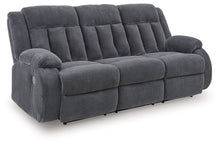 Load image into Gallery viewer, Observation - Steel - Reclining Power Sofa With Drop Down Table