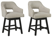 Load image into Gallery viewer, Tallenger - Upholstered Swivel Barstool (Set of 2)