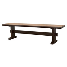 Load image into Gallery viewer, Bexley - Wood Dining Bench - Natural Honey And Smokey Black