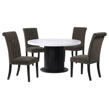 Load image into Gallery viewer, Sherry - Round Marble Top Dining Table Set