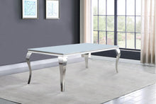Load image into Gallery viewer, Carone - Rectangular Glass Top Dining Table