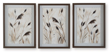 Honslow - Brown / Black / White - Wall Art Set (Set of 3)