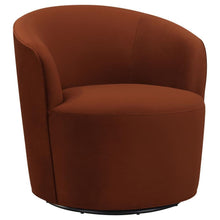 Load image into Gallery viewer, Joyce - Upholstered Barrel Back Swivel Chair
