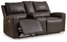 Load image into Gallery viewer, Boxmere - Storm - Dbl Power Reclining Loveseat with Console