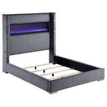 Load image into Gallery viewer, Tisdall - Upholstered Fireplace Bed
