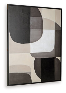 Kesleigh - Black / White - Wall Art