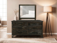 Load image into Gallery viewer, Dark Teak - Mirror - Oil Black