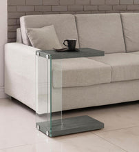 Load image into Gallery viewer, Colby - Engineered Wood C-Shaped Side Table - Weathered Gray