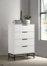 Load image into Gallery viewer, Sonora - 4-Drawer Bedroom Chest - White
