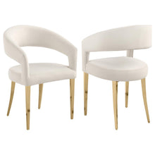 Load image into Gallery viewer, Galiano Velvet - Upholstered Dining Arm Chair (Set of 2)