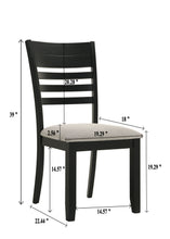 Load image into Gallery viewer, Folio - Side Chair (Set of 2) - Black / Gray