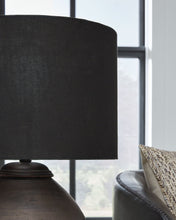 Load image into Gallery viewer, Naareman - Metallic Black - Terracotta Table Lamp