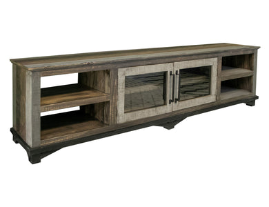 Loft Brown - TV Stand - Two Tone Gray / Brown