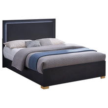 Load image into Gallery viewer, Marceline - Wood LED Panel Bed