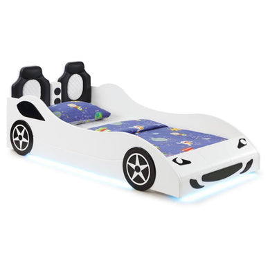 Cruiser - Wood LED Race Car Bed And 7