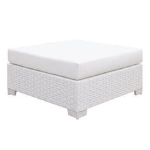 Load image into Gallery viewer, Somani - Large Ottoman - White