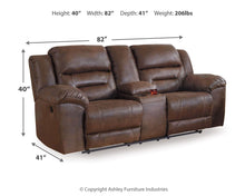Load image into Gallery viewer, Stoneland - Reclining Loveseat