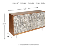 Load image into Gallery viewer, Kerrings - Brown / Black / White - Accent Cabinet