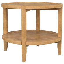 Load image into Gallery viewer, Camillo - Round Solid Wood Side End Table - Maple