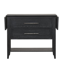 Load image into Gallery viewer, Sable Crest - Drop Leaf Server - Black