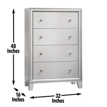 Load image into Gallery viewer, Omni - 6 Piece Queen Bedroom Set - Pearl Silver