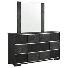 Load image into Gallery viewer, Blacktoft - 6-drawer Dresser With Mirror - Black