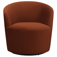 Load image into Gallery viewer, Joyce - Upholstered Barrel Back Swivel Chair
