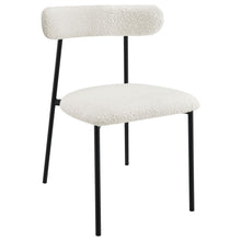 Load image into Gallery viewer, Anzio - Boucle Upholstered Dining Side Chair (Set of 2) - White