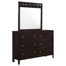 Load image into Gallery viewer, Carlton - 6-Drawer Dresser With Mirror - Cappuccino